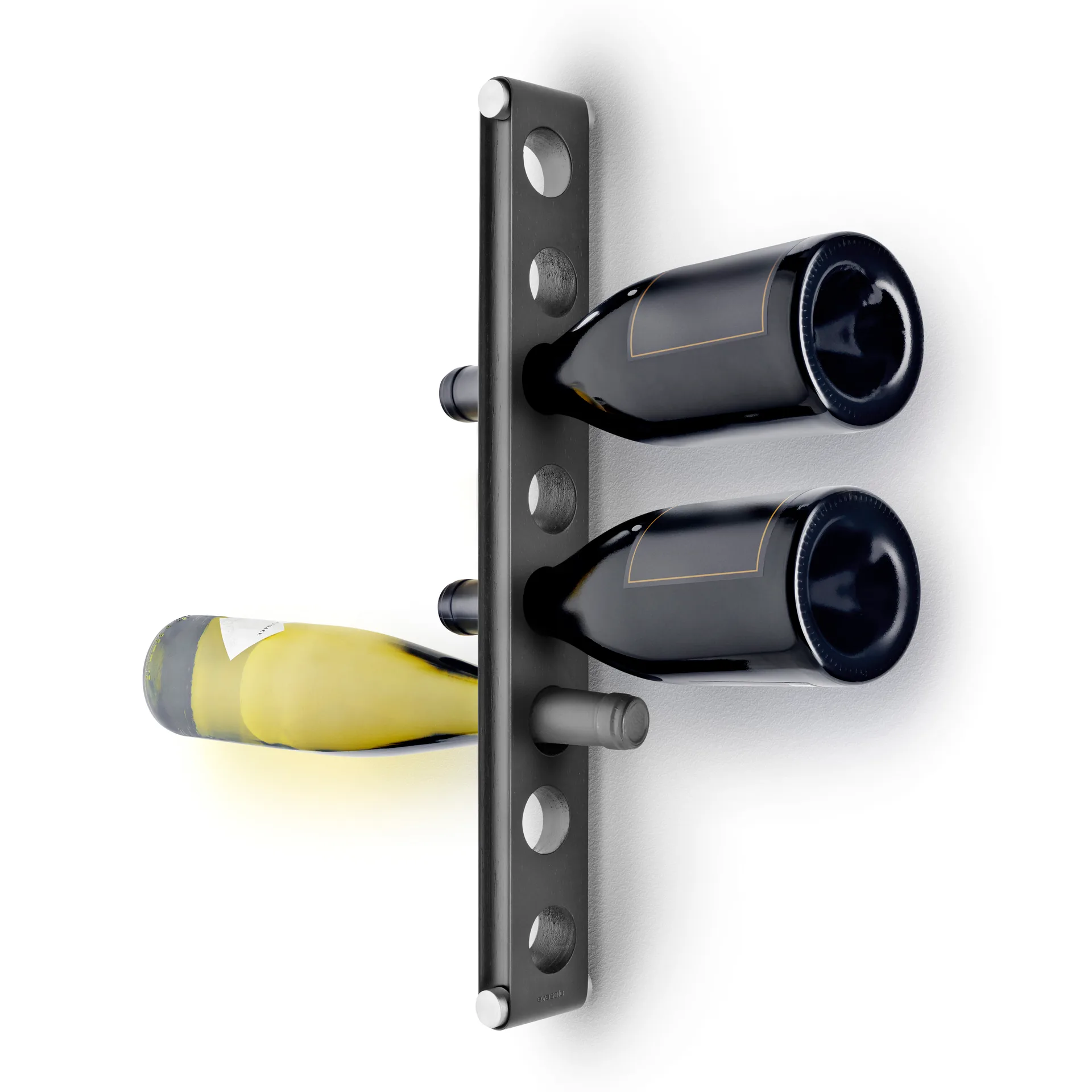 Nordic Kitchen wiszący stojak na wino, Black Eva Solo