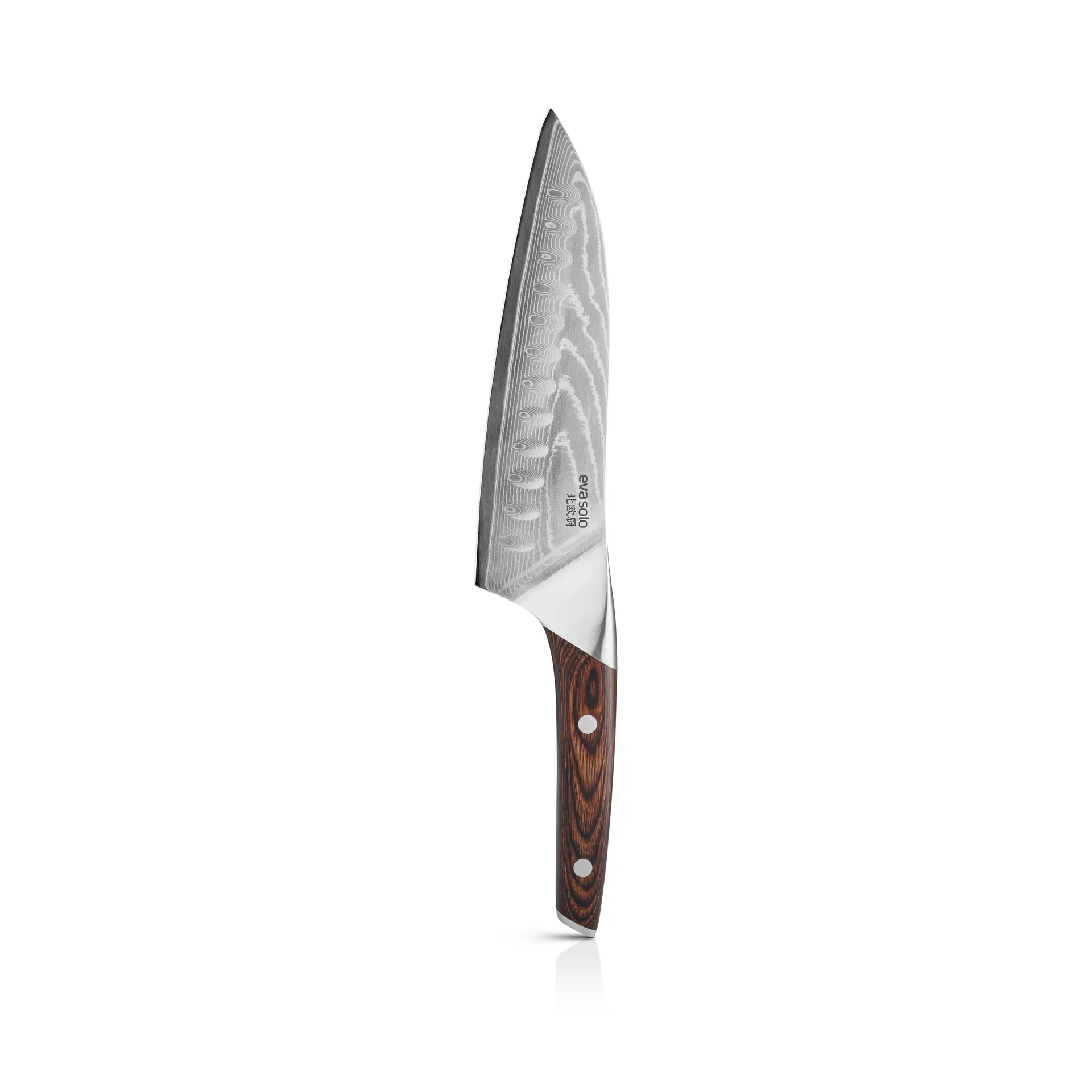 Nóż santoku Nordic Kitchen 18 cm, Stal damasceńska Eva Solo