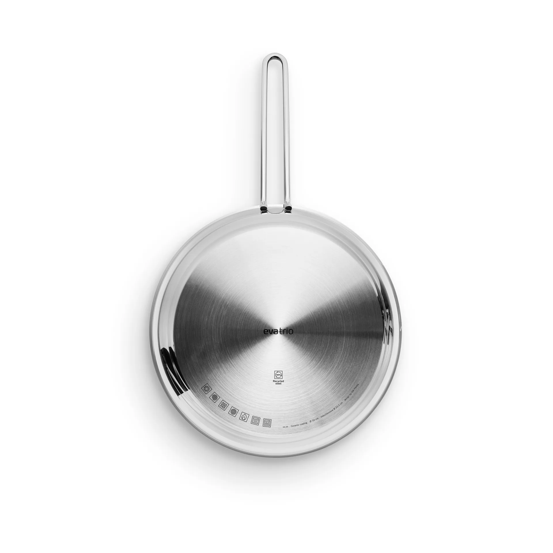 Patelnia ceramiczna Eva Trio Stainless Steel Slip-Let, 32 cm Eva Solo