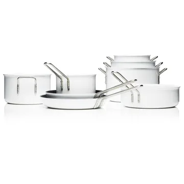 Patelnia do smażenia Eva Trio biała - 24 cm - Eva Solo