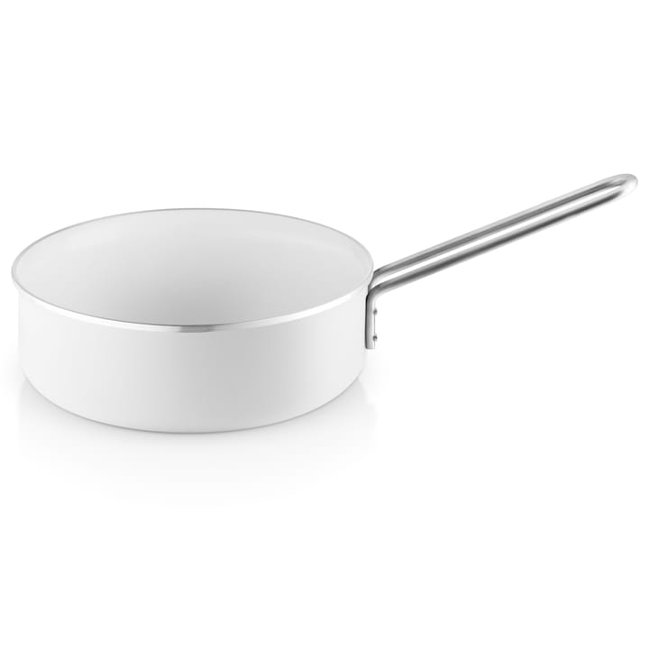 Patelnia do smażenia sauté Eva Trio  biała - 24 cm - Eva Solo