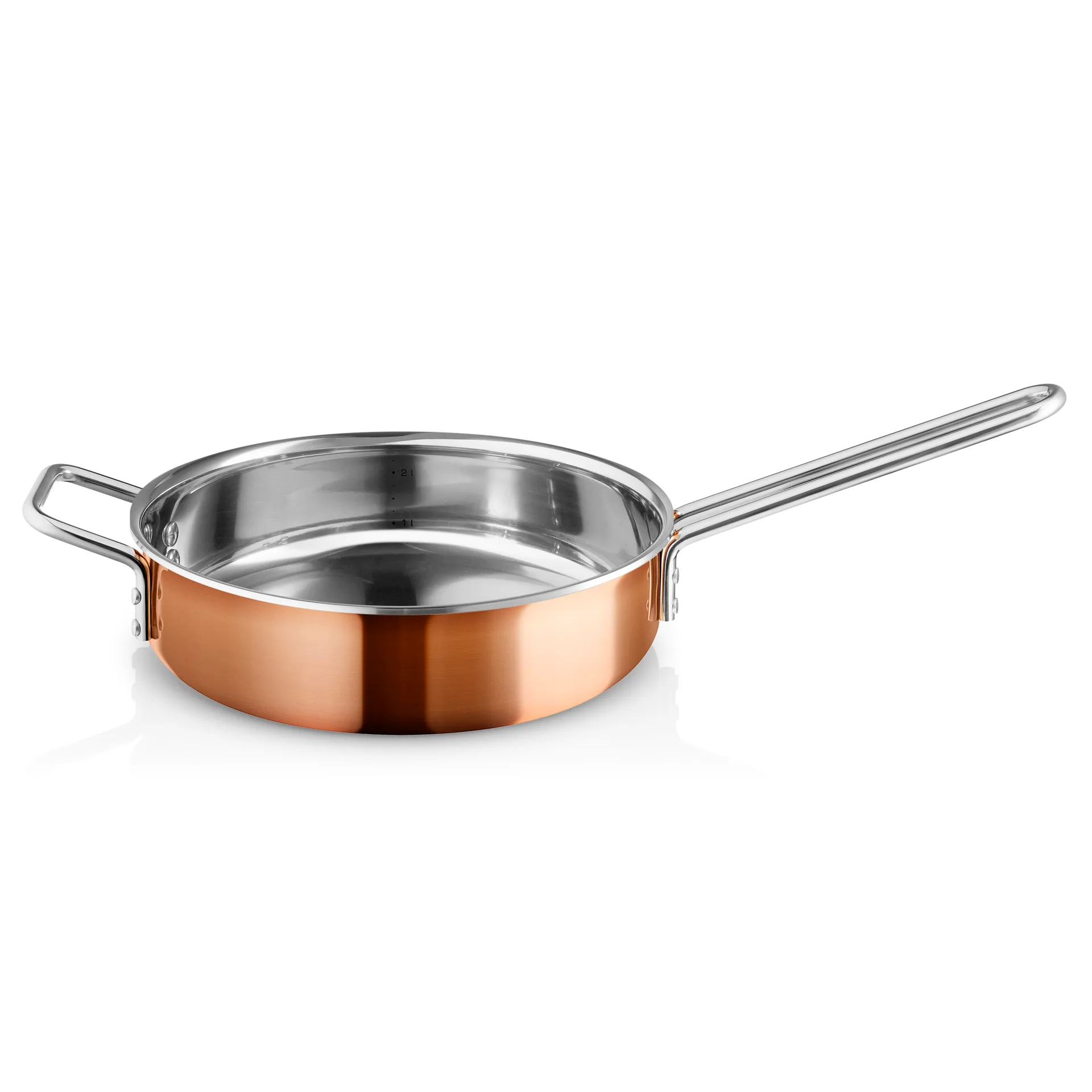 Patelnia do smażenia sauté Eva Trio miedziana, Ø 24 cm Eva Solo