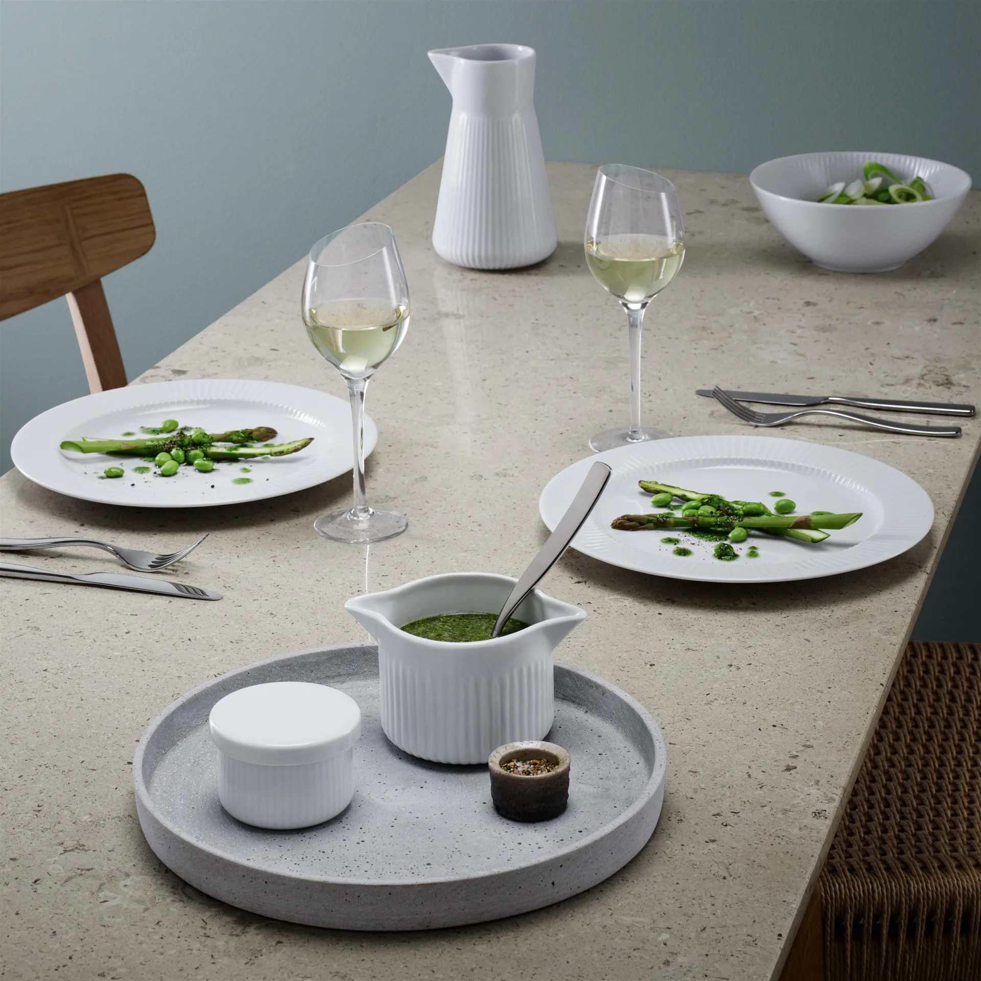 Patelnia do sosów Eva Trio Legio Nova, biały Eva Solo