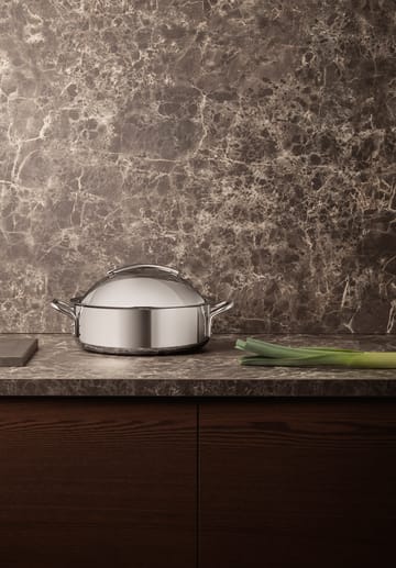 Patelnia głęboka ceramiczna Eva Trio Stainless Steel Slip-Let - 3,5 l - Eva Solo
