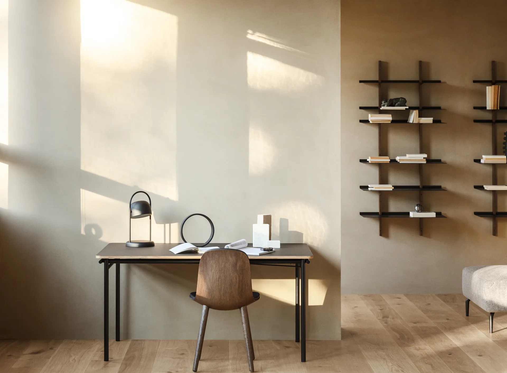 Quay lampa stołowa 40 cm, Czarny Eva Solo