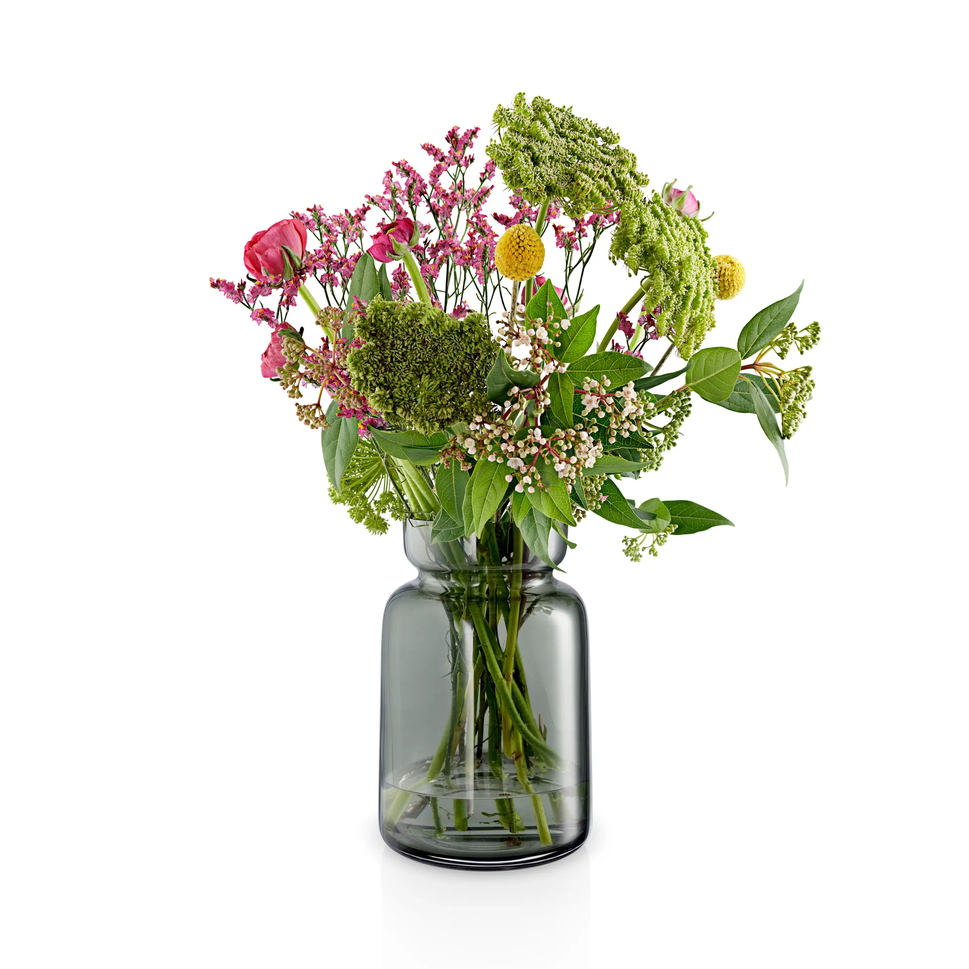 Silhouette wazon szklany smokey grey, 18,5 cm Eva Solo