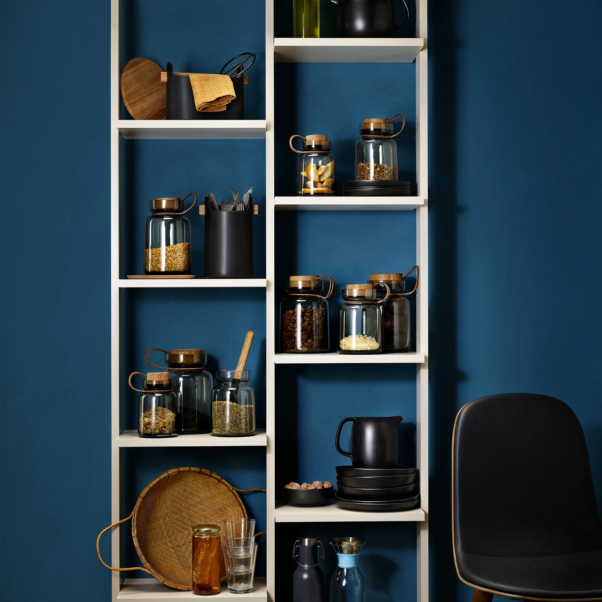 Słoik do przechowywania Silhouette smokey grey, 0,7 l Eva Solo