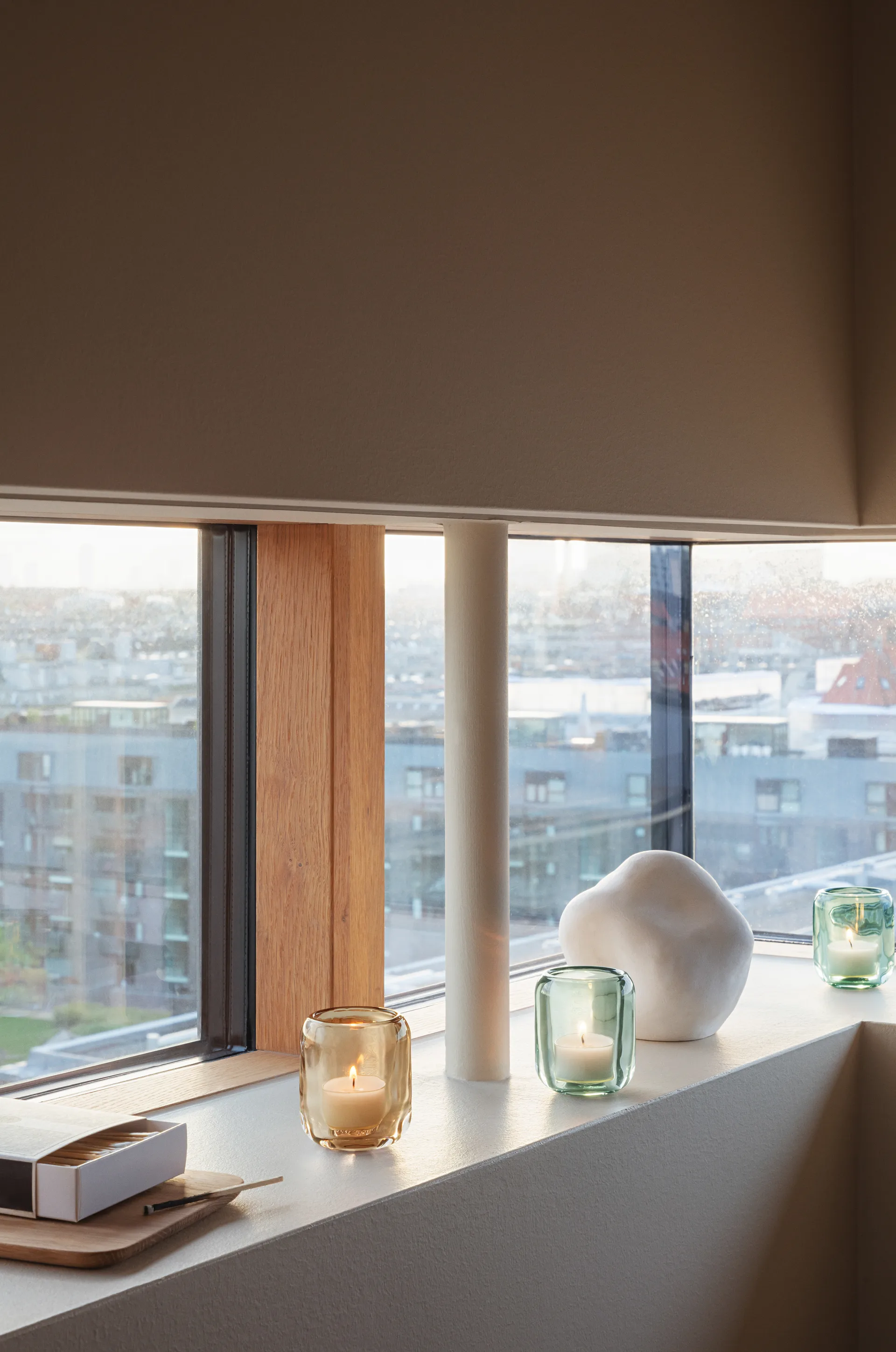 Świecznik Acorn 2-pak, Leaf green  Eva Solo