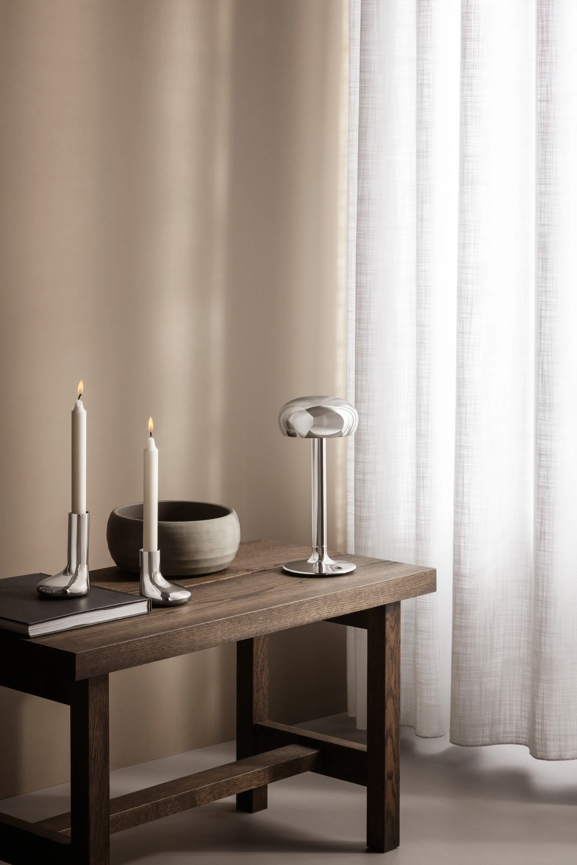 Świecznik Eva Solo Mellow 17 cm, Srebrny Eva Solo