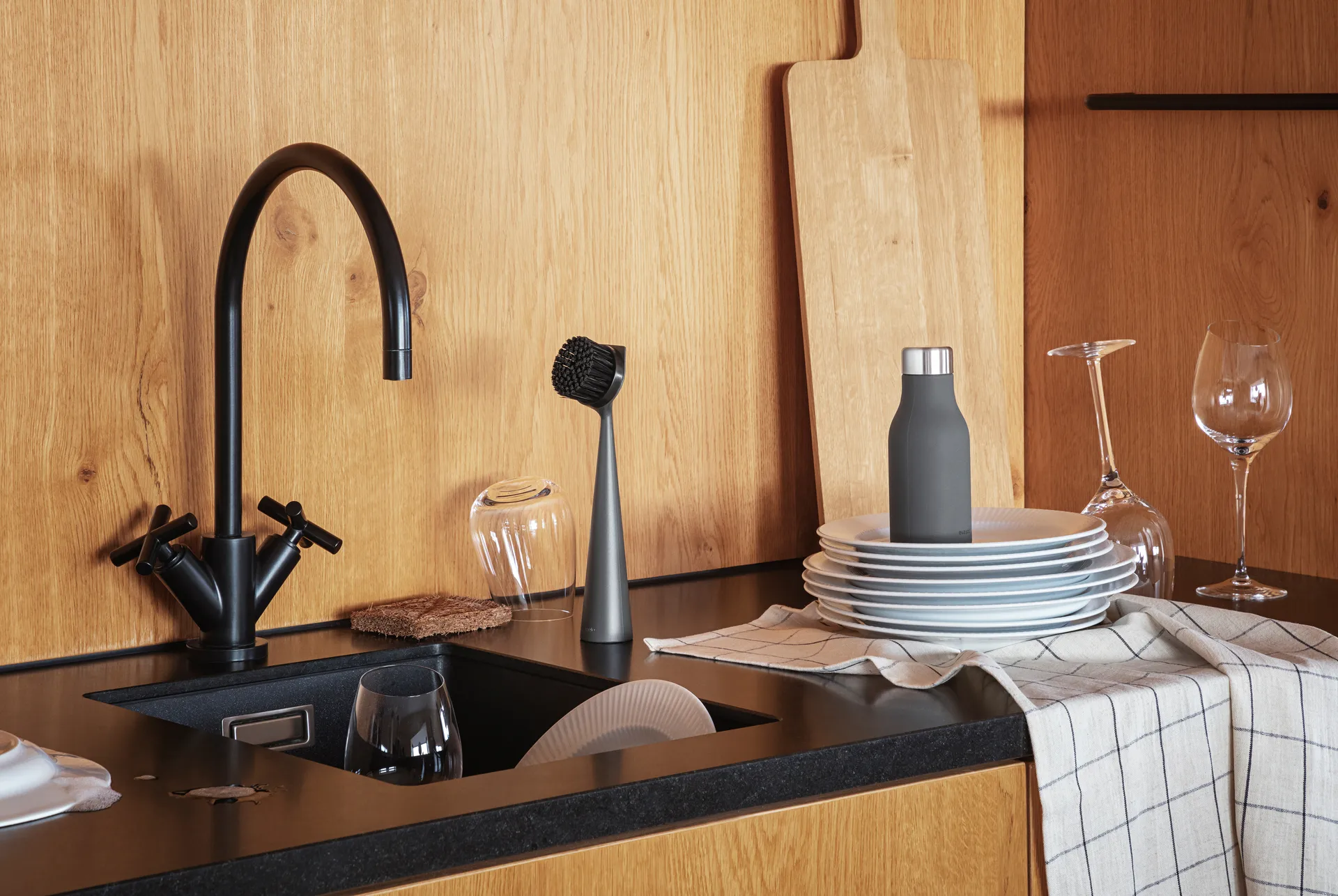 Szczotka do naczyń Eva Solo nylon, Elephant grey Eva Solo