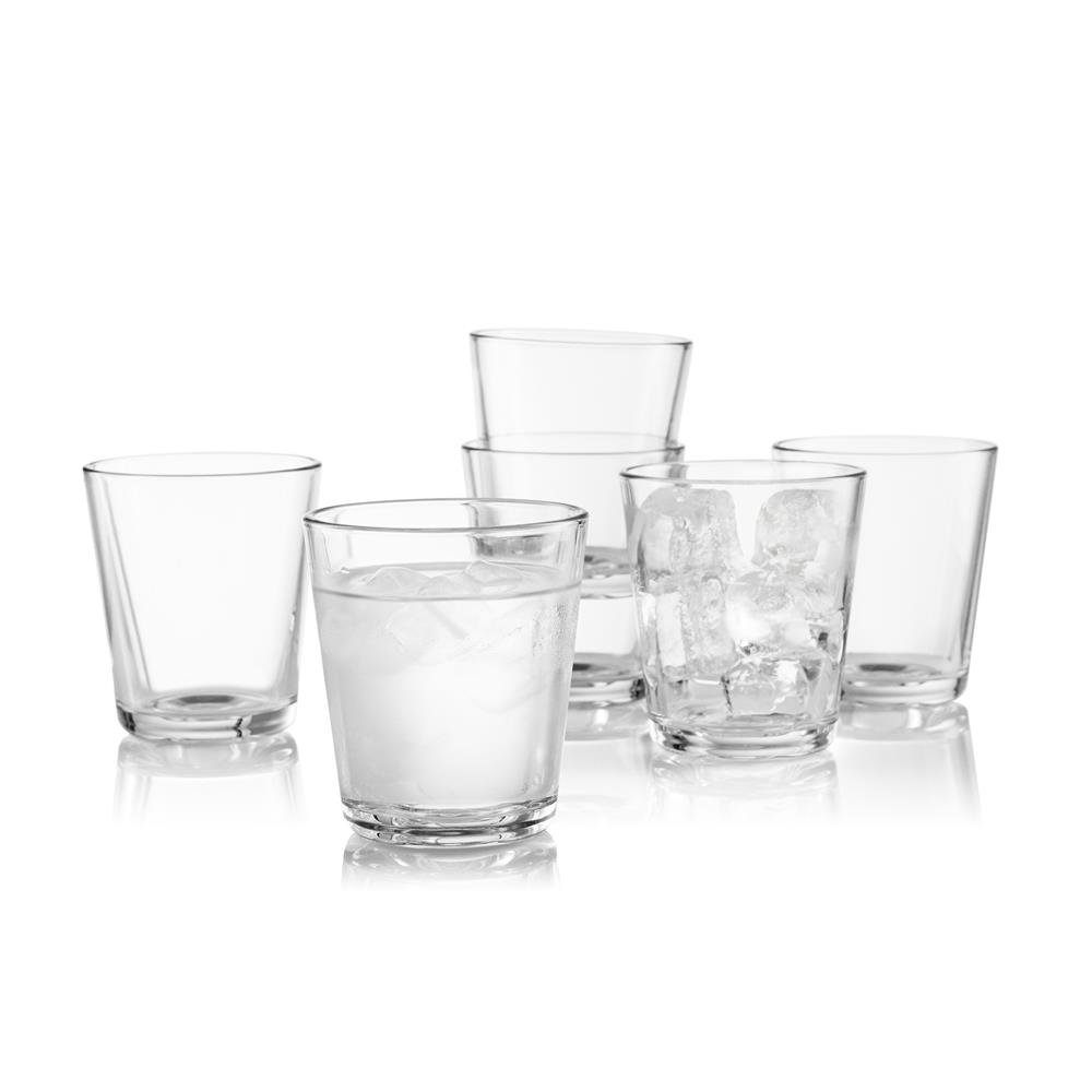 Eva Solo Szklanki Eva Solo 6 szt. 25 cl | Skandynawski Design | Szklanki do napojów | Przezroczysty