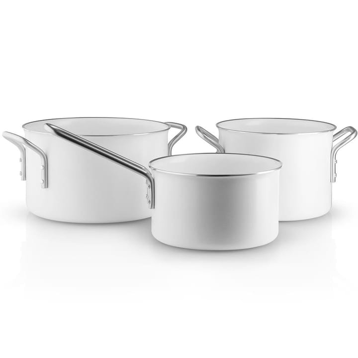 Zestaw garnków Eva Trio White Line, 3-pack Eva Solo