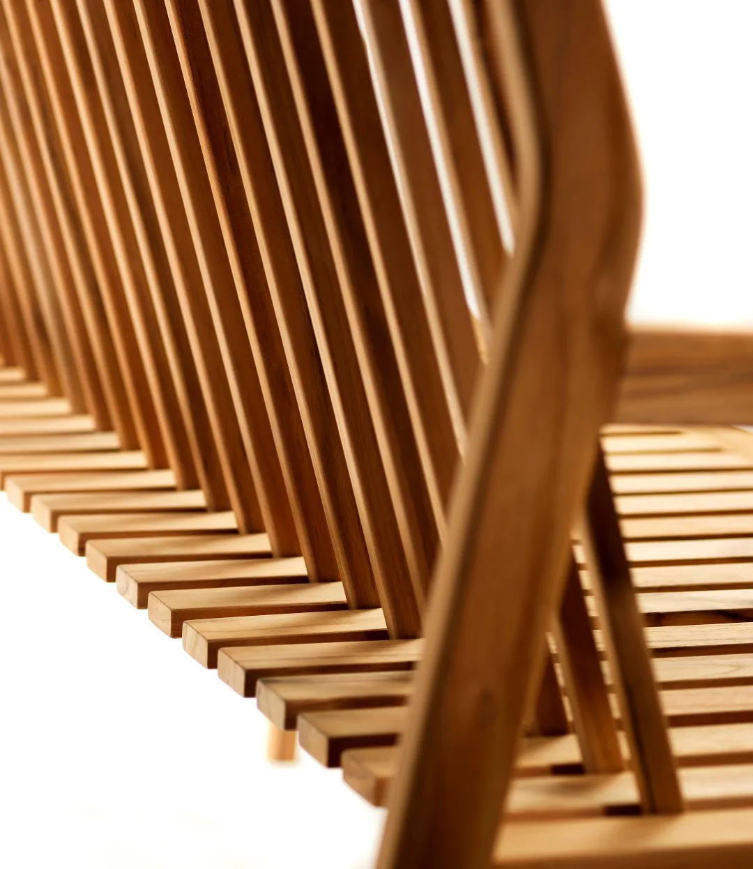 Ławka 3-osobowa M11 Sammen , Teak-nature oiled FDB Møbler