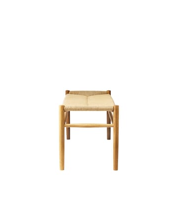 Ławka J83B 37x100 cm - Oak nature lacquered-nature - FDB Møbler