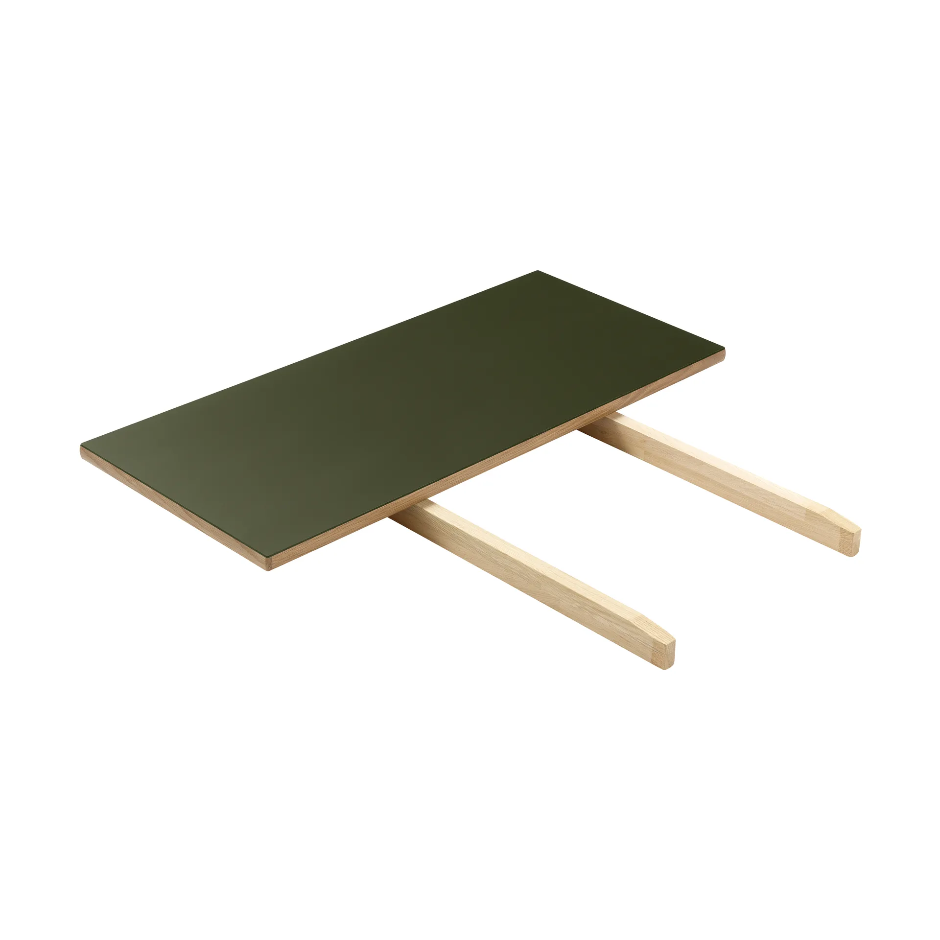 C35L wkładka do stołu 82x37 cm, Olive linoleum-oak nature waterbased laquer FDB Møbler