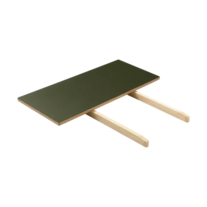 C35L wkładka do stołu 82x37 cm - Olive linoleum-oak nature waterbased laquer - FDB Møbler