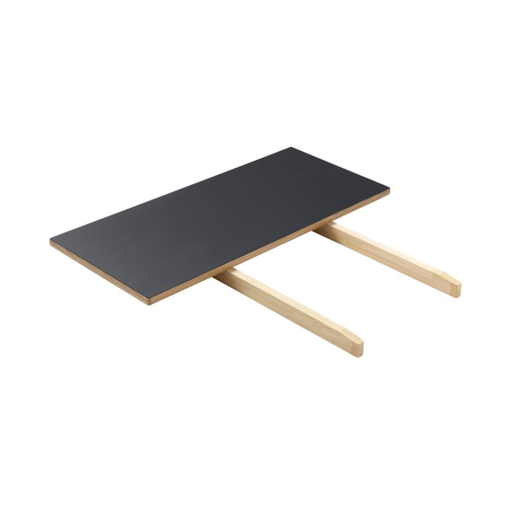 Dodatkowy blat do stołu C35 - 82x37 cm dark grey-oak nature lacquered - FDB Møbler