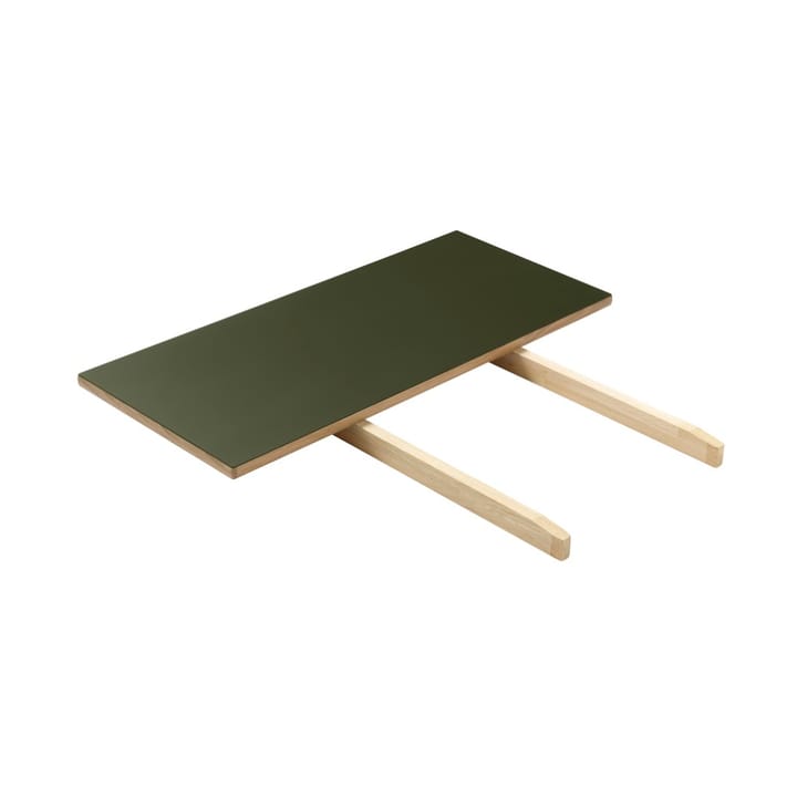 Dodatkowy blat do stołu C35 - 82x37 cm olive green-oak nature lacquered - FDB Møbler