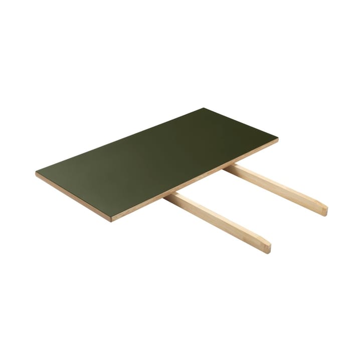 Dodatkowy blat do stołu C35 - 95x45 cm olive green-oak nature lacquered - FDB Møbler