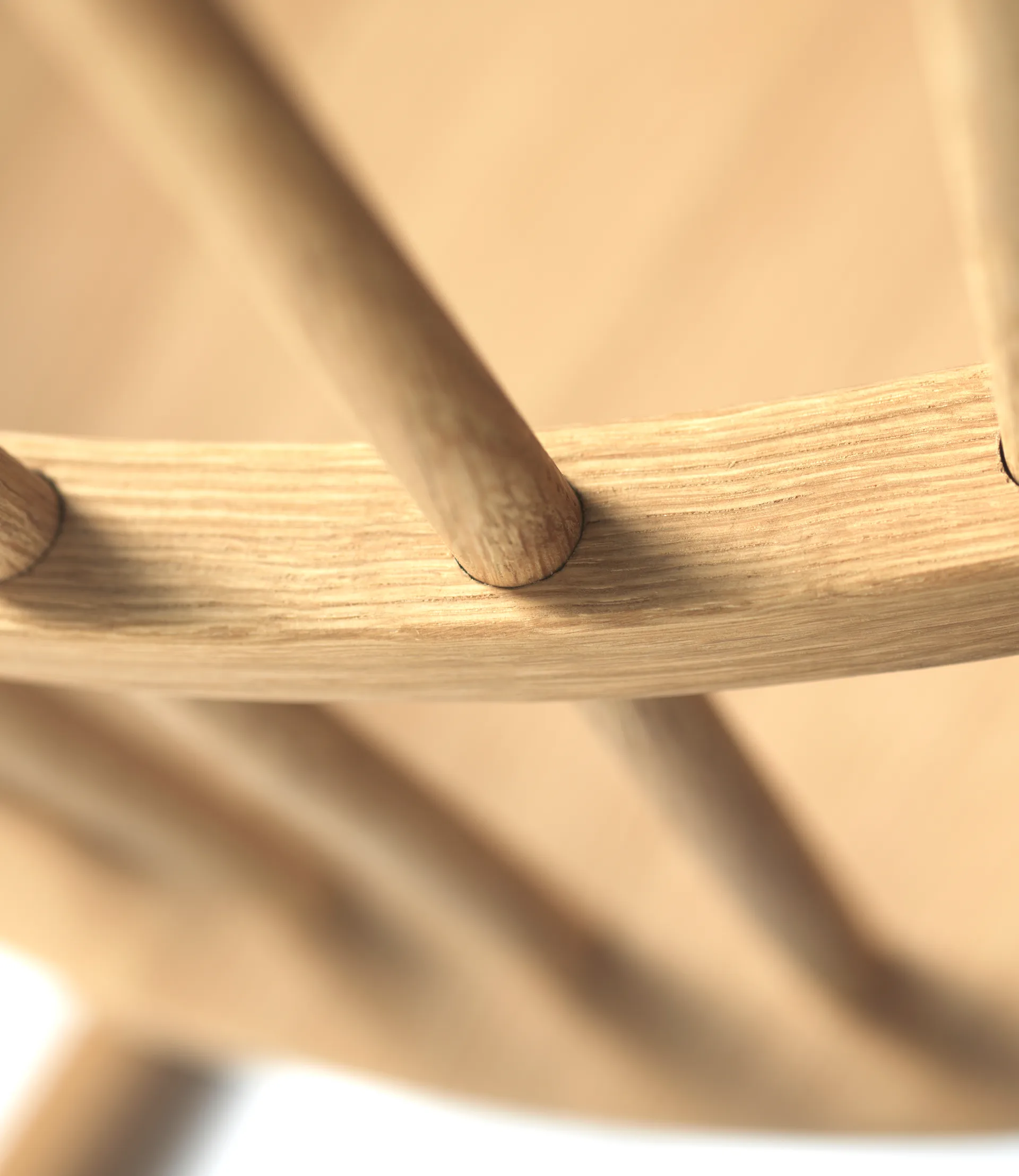 Fotel bujany J52G, Oak nature oil FDB Møbler