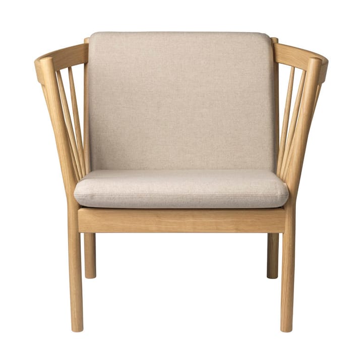 Fotel J146 Armchair - Oak nature lacquered-beige - FDB Møbler