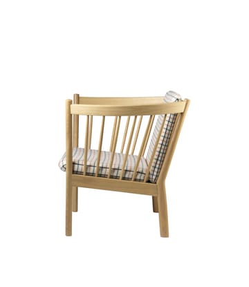 Fotel J146 - Oak nature lacquered-red diced - FDB Møbler