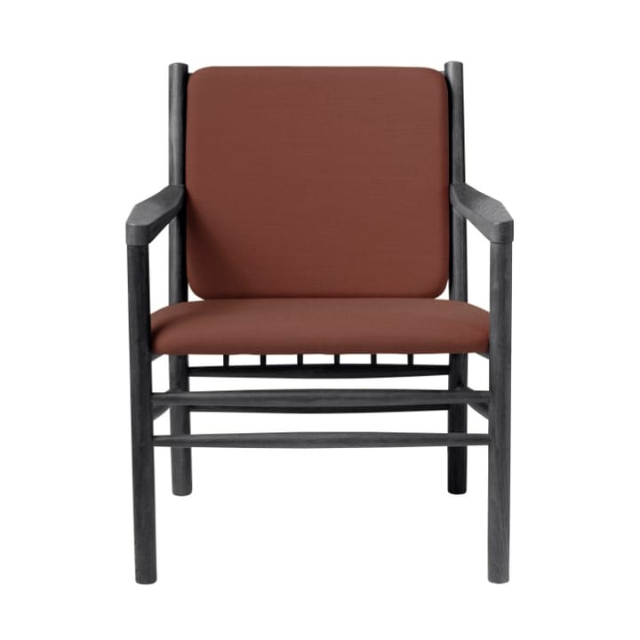 Fotel J147 - Oak black painted-burnt orange - FDB Møbler