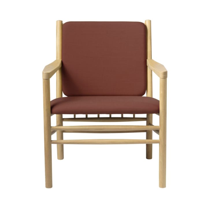 Fotel J147 - Oak nature lacquered-burnt orange - FDB Møbler