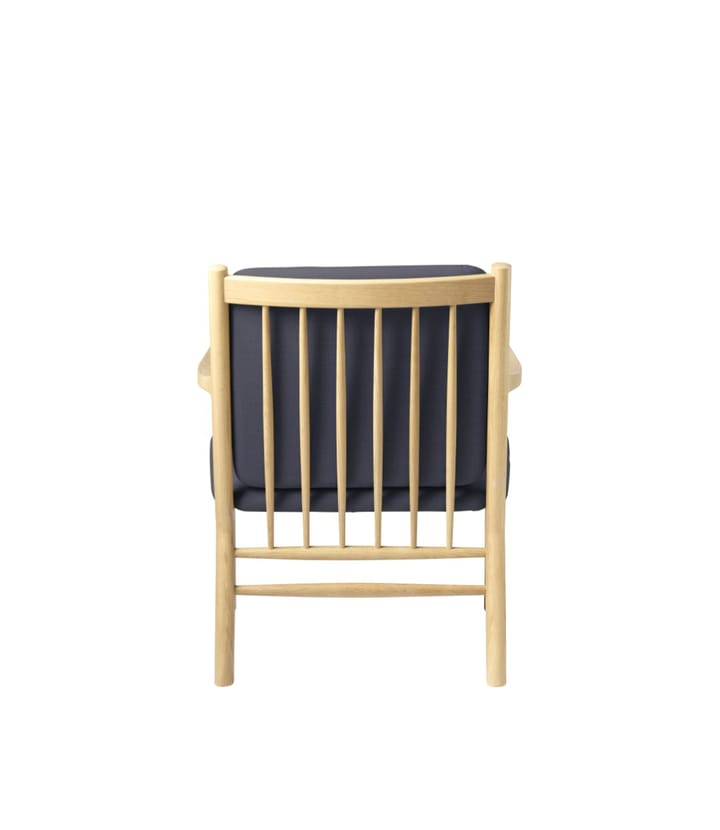 Fotel J147, Oak nature lacquered-dark blue FDB Møbler