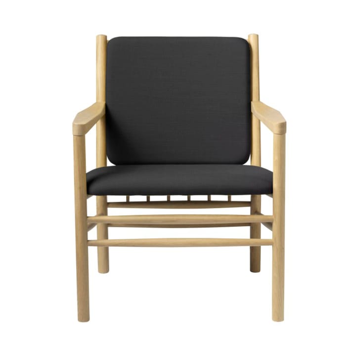 Fotel J147 - Oak nature lacquered-dark grey - FDB Møbler