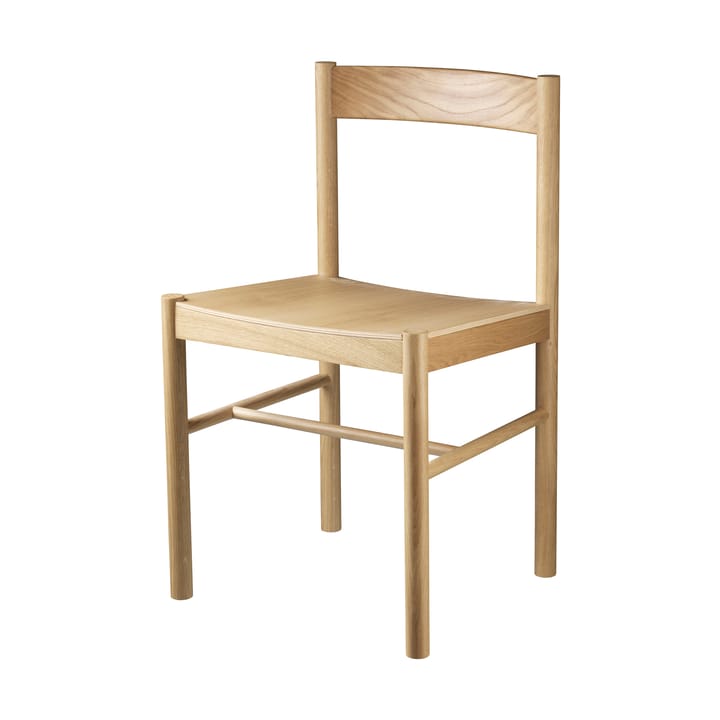 J178 Lønstrup krzesło v2, Oak nature lacquered FDB Møbler