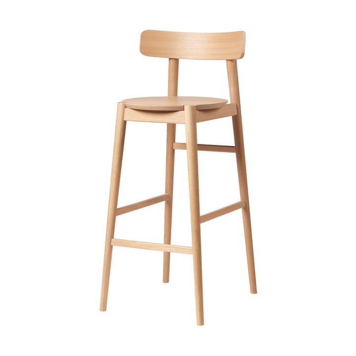 J184 Øst krzesło barowe 75 cm, Oak nature lacquered FDB Møbler