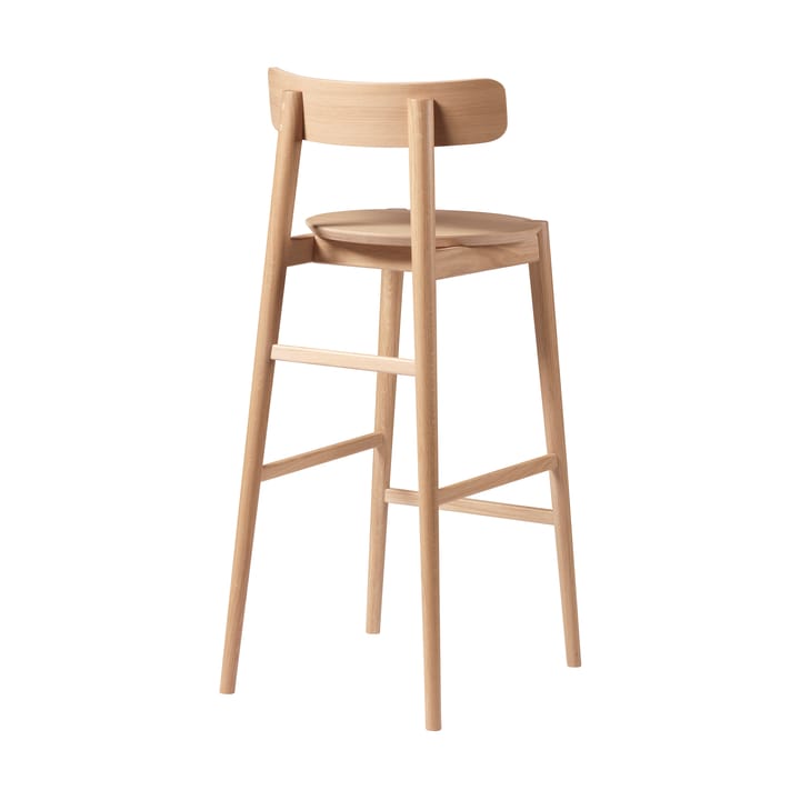 J184 Øst krzesło barowe 75 cm, Oak nature lacquered FDB Møbler