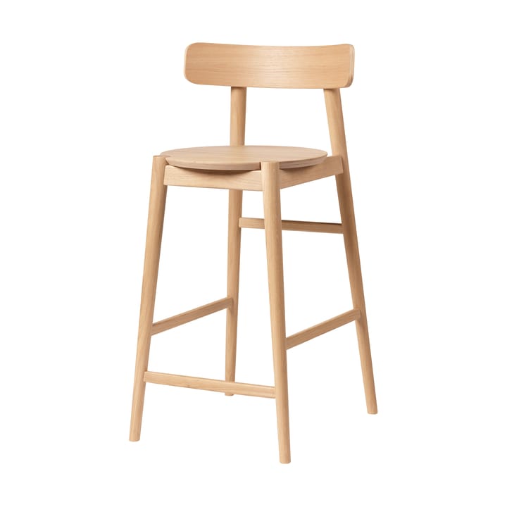 J185 Øst krzesło barowe 65 cm, Oak nature lacquered FDB Møbler