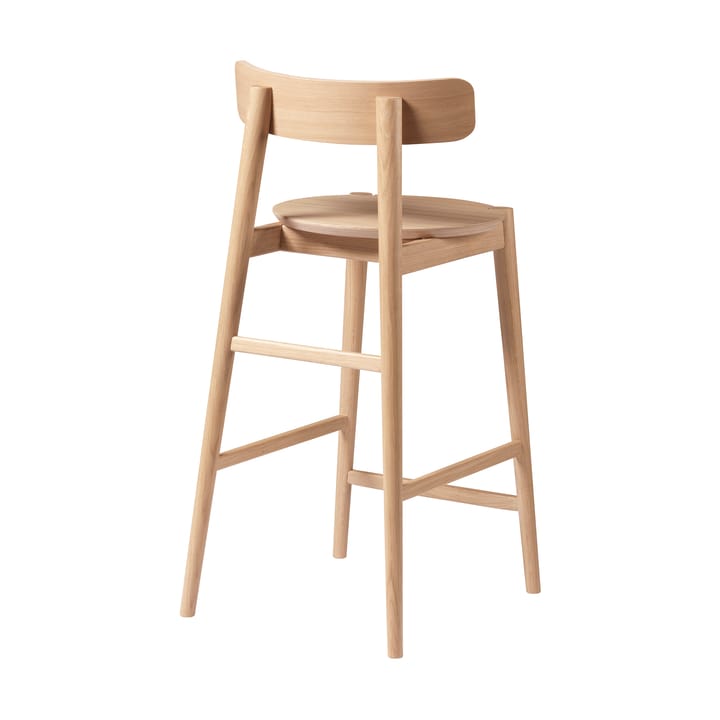 J185 Øst krzesło barowe 65 cm, Oak nature lacquered FDB Møbler
