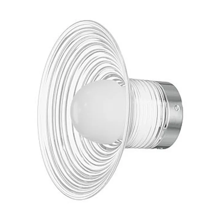 Kinkiet U12 Sletterhage - Aluminium-szkło opalowe, montaż stały - FDB Møbler