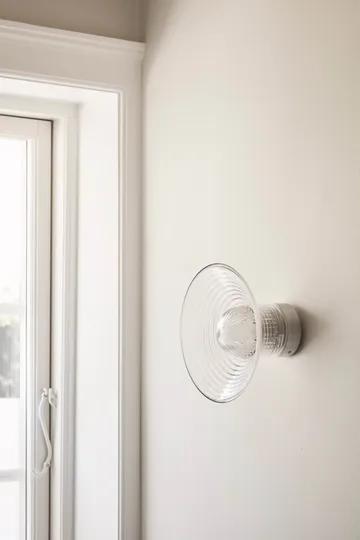 Kinkiet U12 Sletterhage - Aluminium-szkło opalowe, montaż stały - FDB Møbler