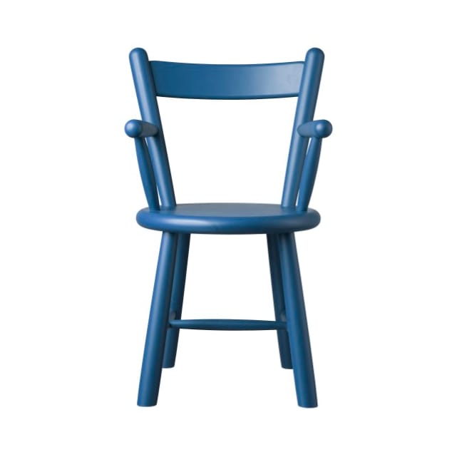 Krzesło dziecięce P9 - Beech blue painted - FDB Møbler