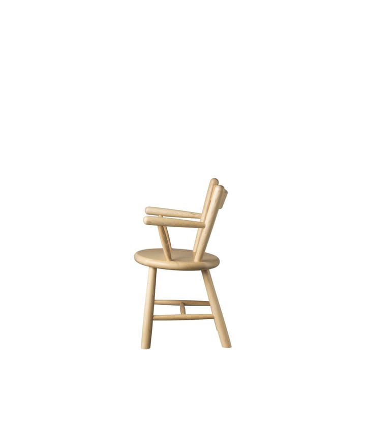 Krzesło dziecięce P9, Beech nature lacquered FDB Møbler