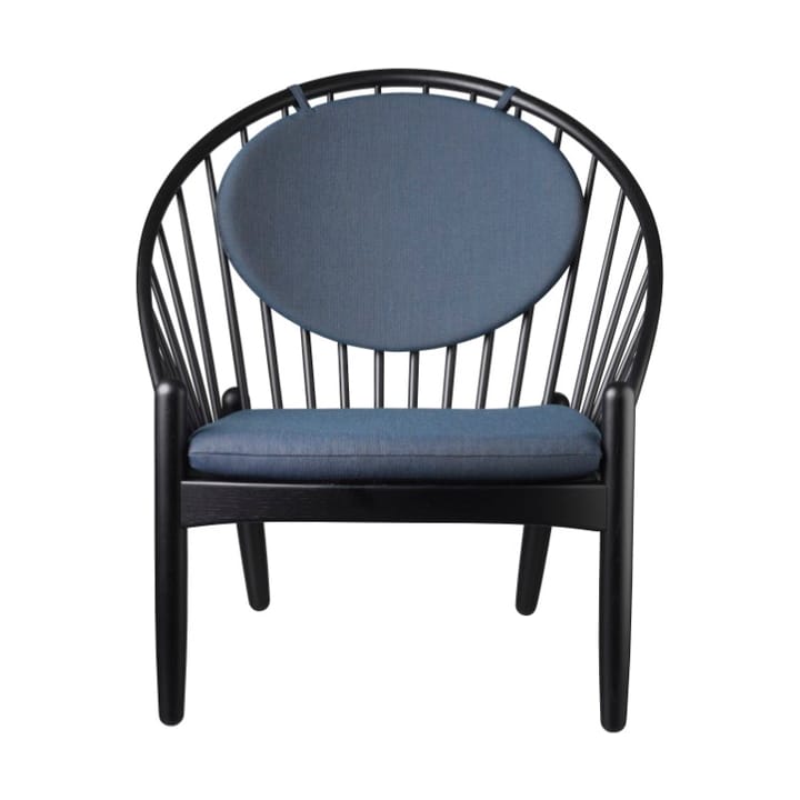 Krzesło J166 Jørna - Oak black painted-dark blue - FDB Møbler