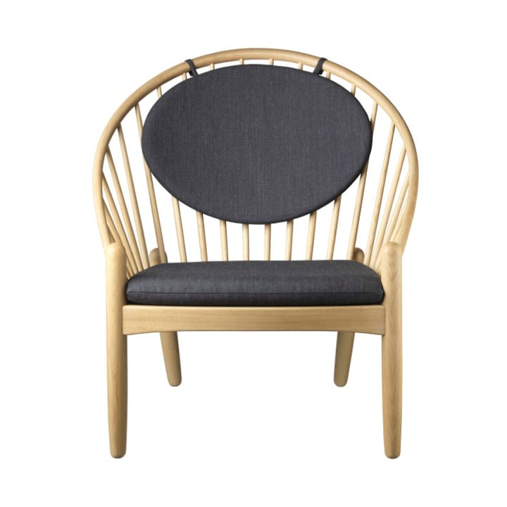 Krzesło J166 Jørna - Oak nature lacquered-dark grey - FDB Møbler