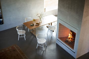 Krzesło J18 - Beech white painted - FDB Møbler