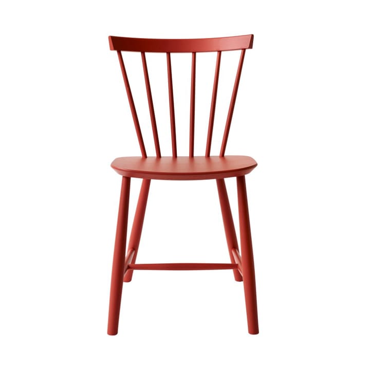 Krzesło J46 - Beech red painted - FDB Møbler