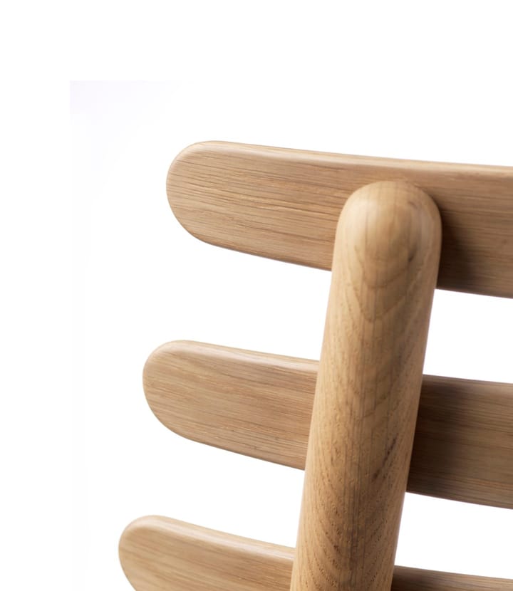 Krzesło J48, Oak nature lacquered-nature FDB Møbler
