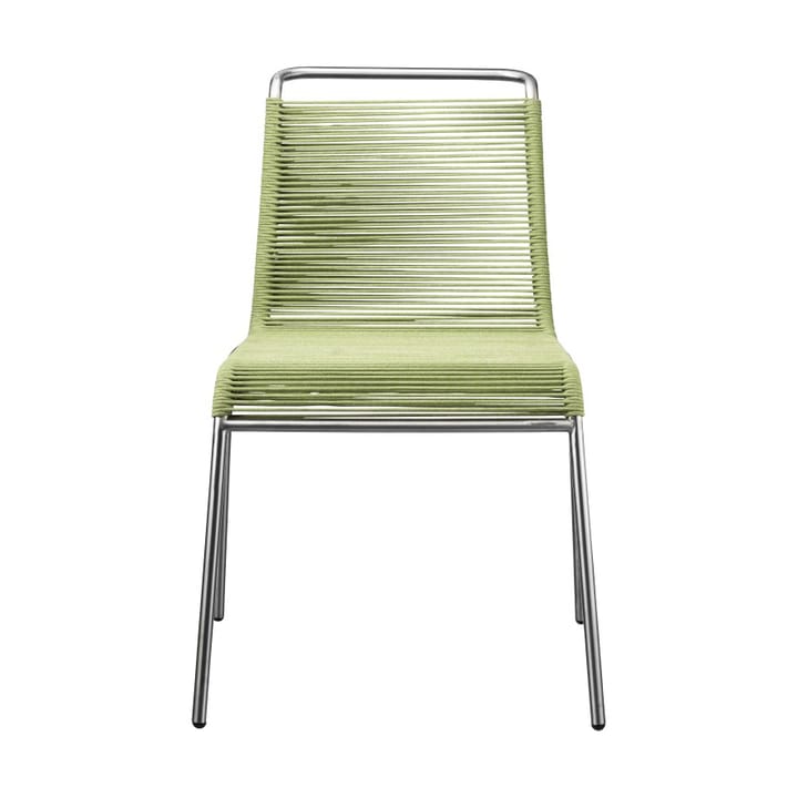 Krzesło M20 Teglgård Cord Chair - Green mixed-stainless steel - FDB Møbler