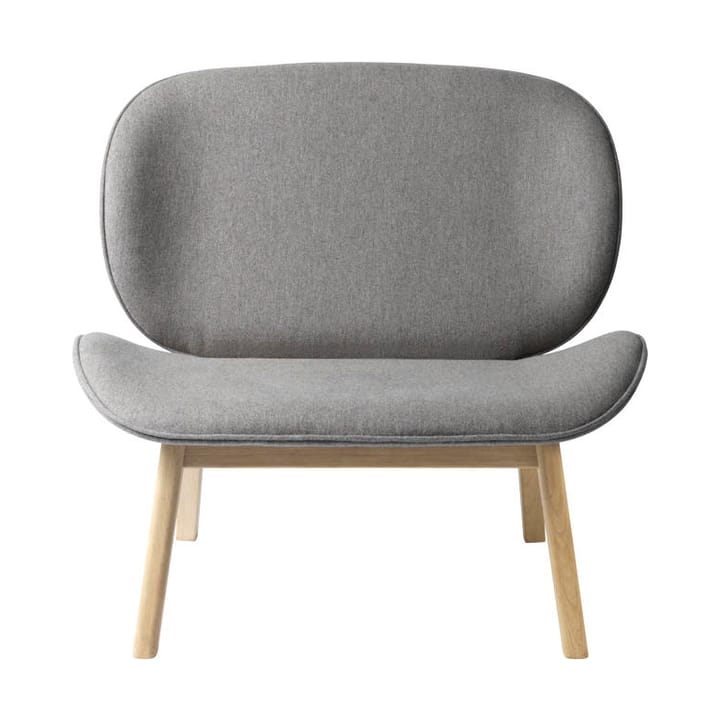 Krzesło wypoczynkowe L32 Suru - Oak nature lacquered-grå - FDB Møbler