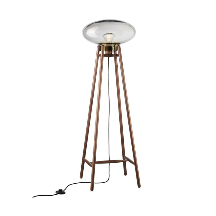 Lampa podłogowa U5 Hiti - Smokey grey-walnut nature lacquered - FDB Møbler
