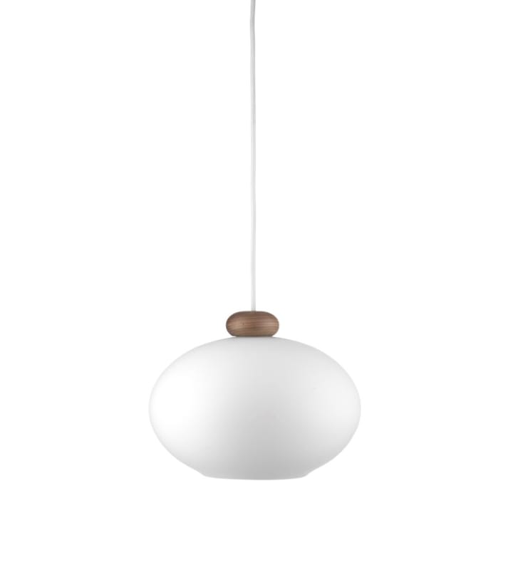 Lampa wisząca U2 Hiti  - Opal-walnut nature lacquered - FDB Møbler