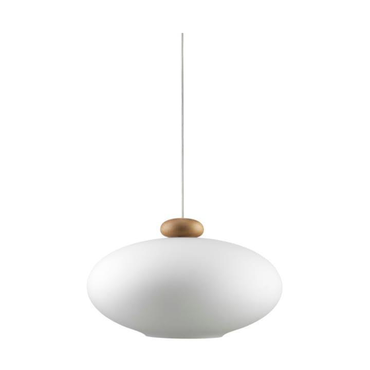 Lampa wisząca U3 Hiti , Opal glass-oak nature lacquered FDB Møbler