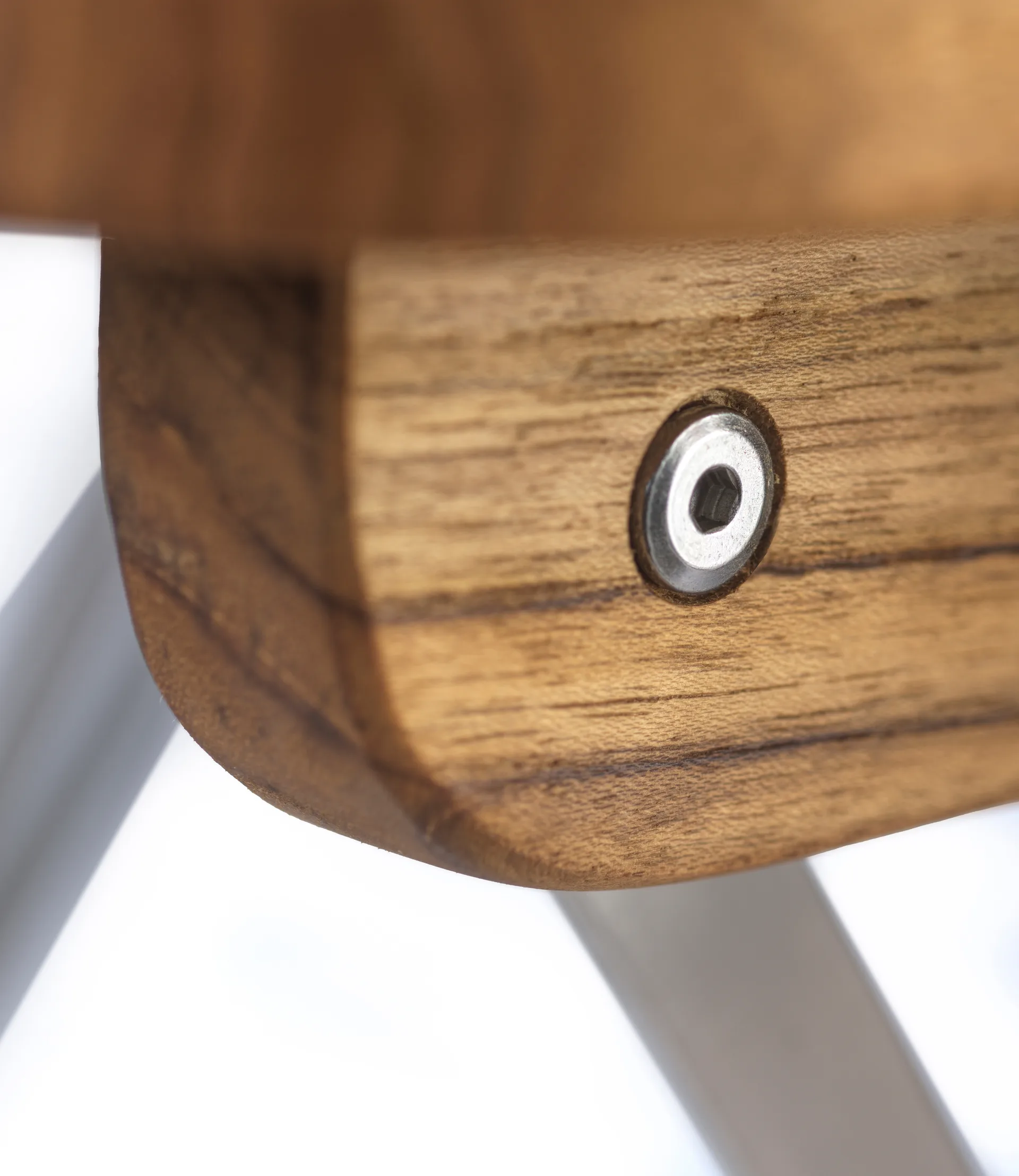 M23 Lilleø krzesło ogrodowe, Teak-nierdzewna stal FDB Møbler